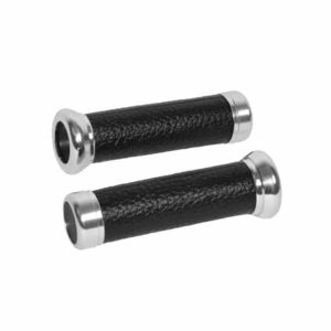 Handles Leather Look with Aluminum Finish - Universal