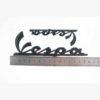 3D Vespa 4-Piece Sticker Set / Vespa Sprint - Black - Image 2