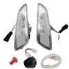 Power1 - RAW LED Tube turn signals - Clear / Transparent - Front - Sprint / Primavera / Elettrica