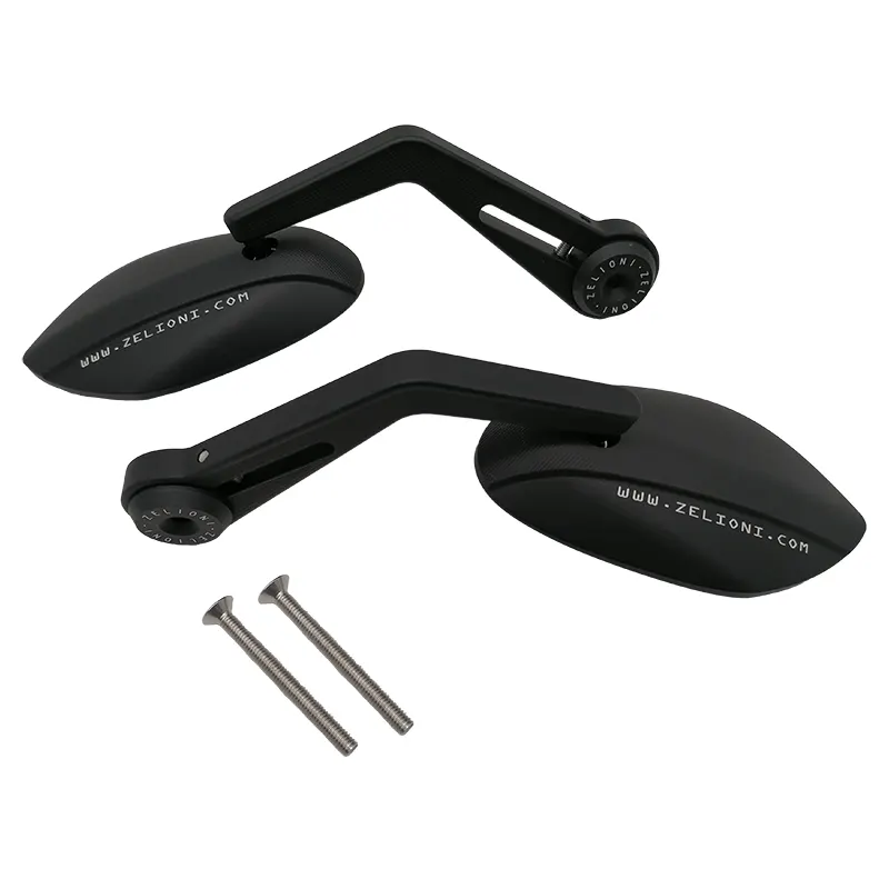 Zelioni Bar-end Mirror Set - Drop / Oval model - Primavera