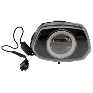 LED Angeleye Vespa Headlight for Sprint - Models through 2017 - Plug and Play - Complete Angel Eye Unit