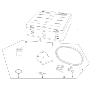 52. Piaggio Zip 50 IGET 4T 3V Euro5 - 45 km/h - 2021-2023 - LBMCD2100 - Parts Maintenance Kit