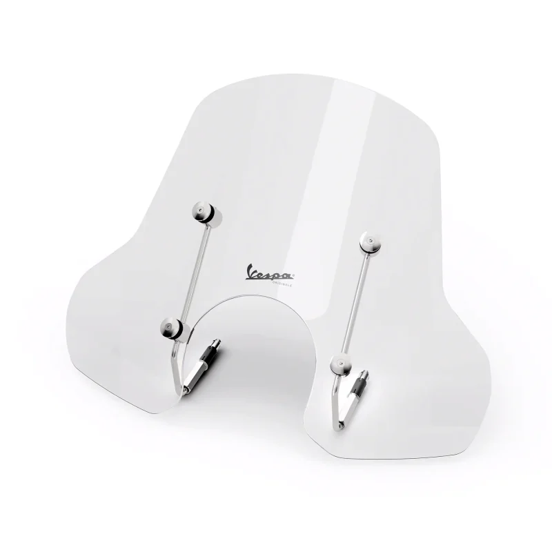 Original Vespa Windshield - Vespa GTS / GTV - 125cc ~ 310cc - Keyless Models From 2023 - Transparent - Medium High - 1B010112
