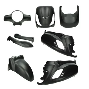 Hood set - Sym Fiddle 2 - 8-piece - Matte Black