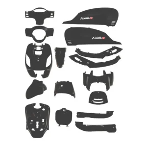 Hood set - Sym Fiddle 3 - 16-piece - Matte Black