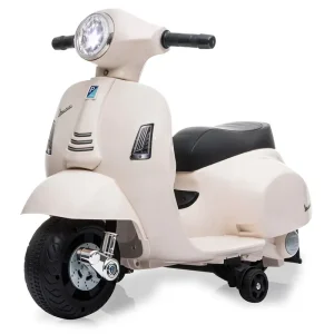 Kids Vespa Electric - 8.4V Li-Ion - From 18 months - White / Cream