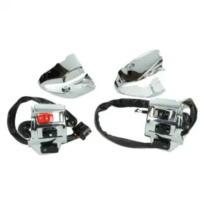 Vespa Handlebar Switch Set Complete - Sprint / Primavera - Chrome - Left and Right